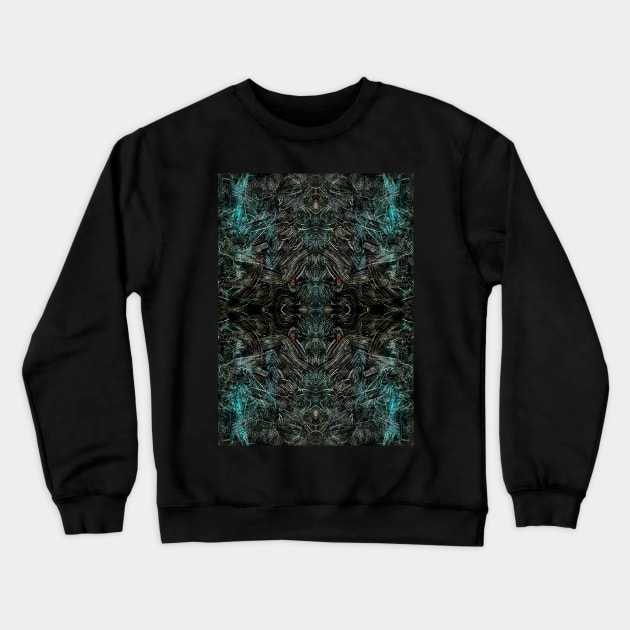 Magical Lights Dark Ornament Crewneck Sweatshirt by SpieklyArt